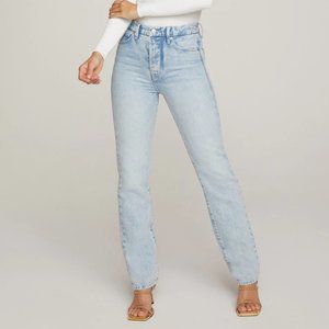 NWT Good American High Waisted Good Boy Jeans - Size 10